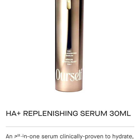 HA REPLENISHING hyaluronic niacinamide and vitamin C.